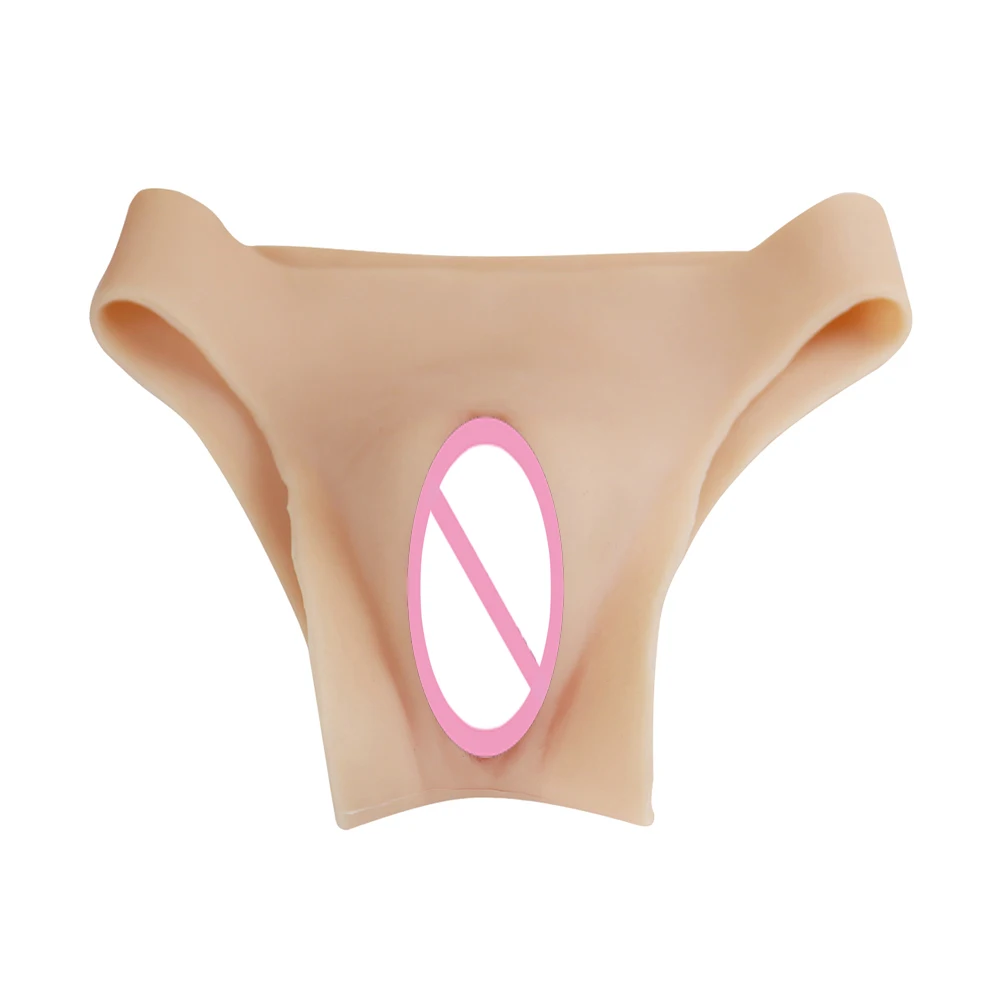 Shemale Drag Queen Sissy Camel Toe Underwear Crossdresser Men Hiding Gaff Silicone Thongs Fake Vagina Artificial Pussy Panty