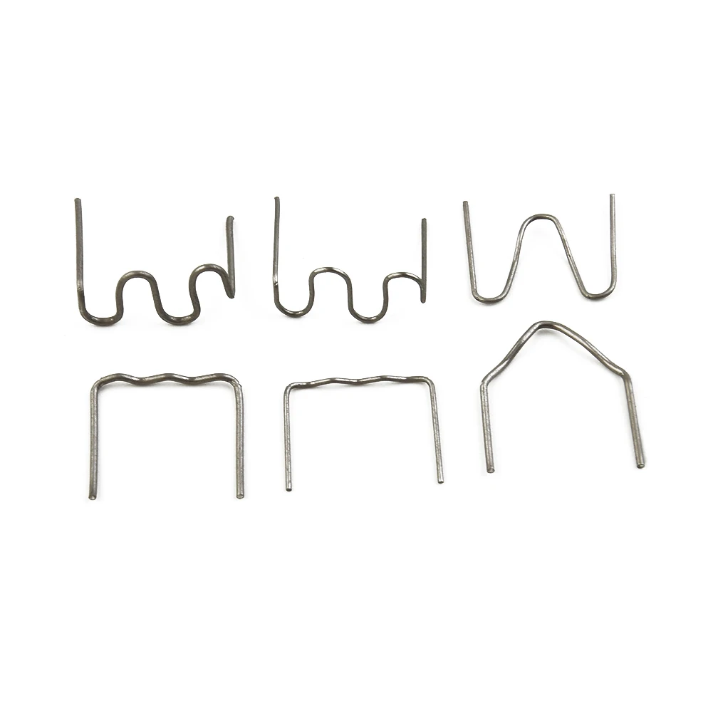 

Brand New High Quality Hot Stapler Staples 1200 Pcs 6 Types Plastic Repair Machine Silver Stainless Steel Welding