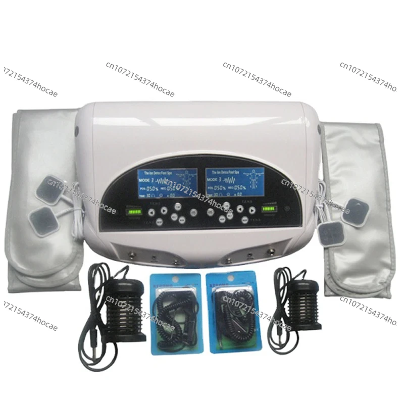 Detox Foot Spa Ion Cleanse Detox Machine With FIR Belt and Acupunction Function Pads Ionic Squa Foot Detox Dual For Two Person