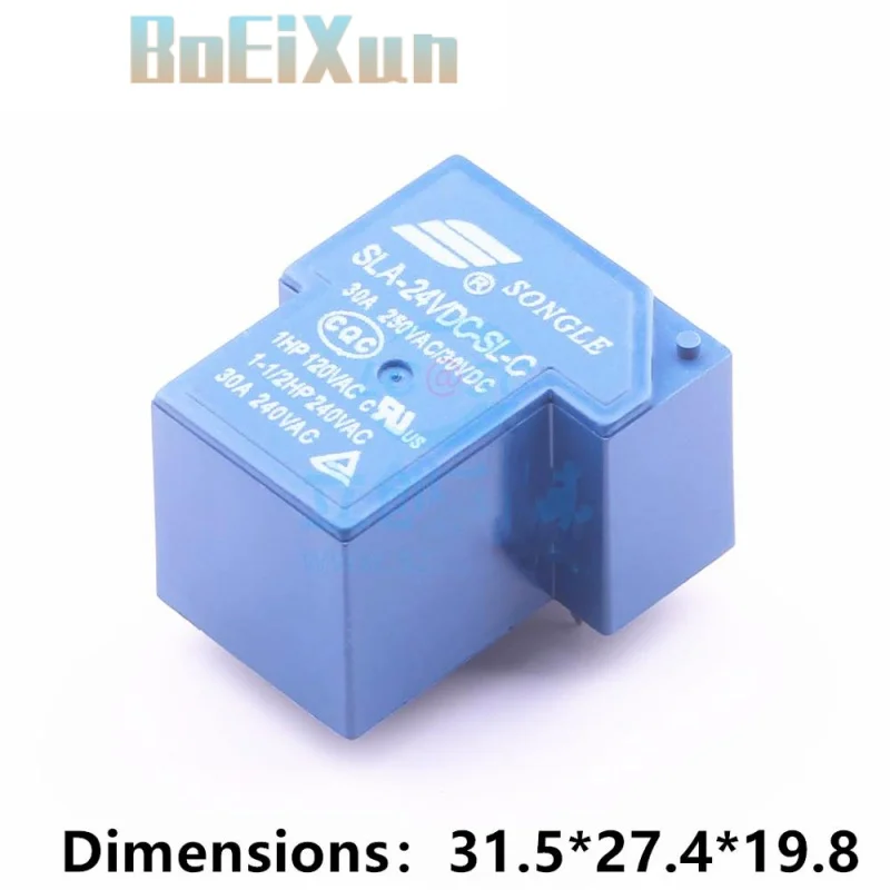 10Pcs/Songle Relay T90 SLA-05VDC-SL-C SLA-12VDC-SL-C SLA-24VDC-SL-C 5V 12V 24V 6PIN T90 1CO relay Brand new and original