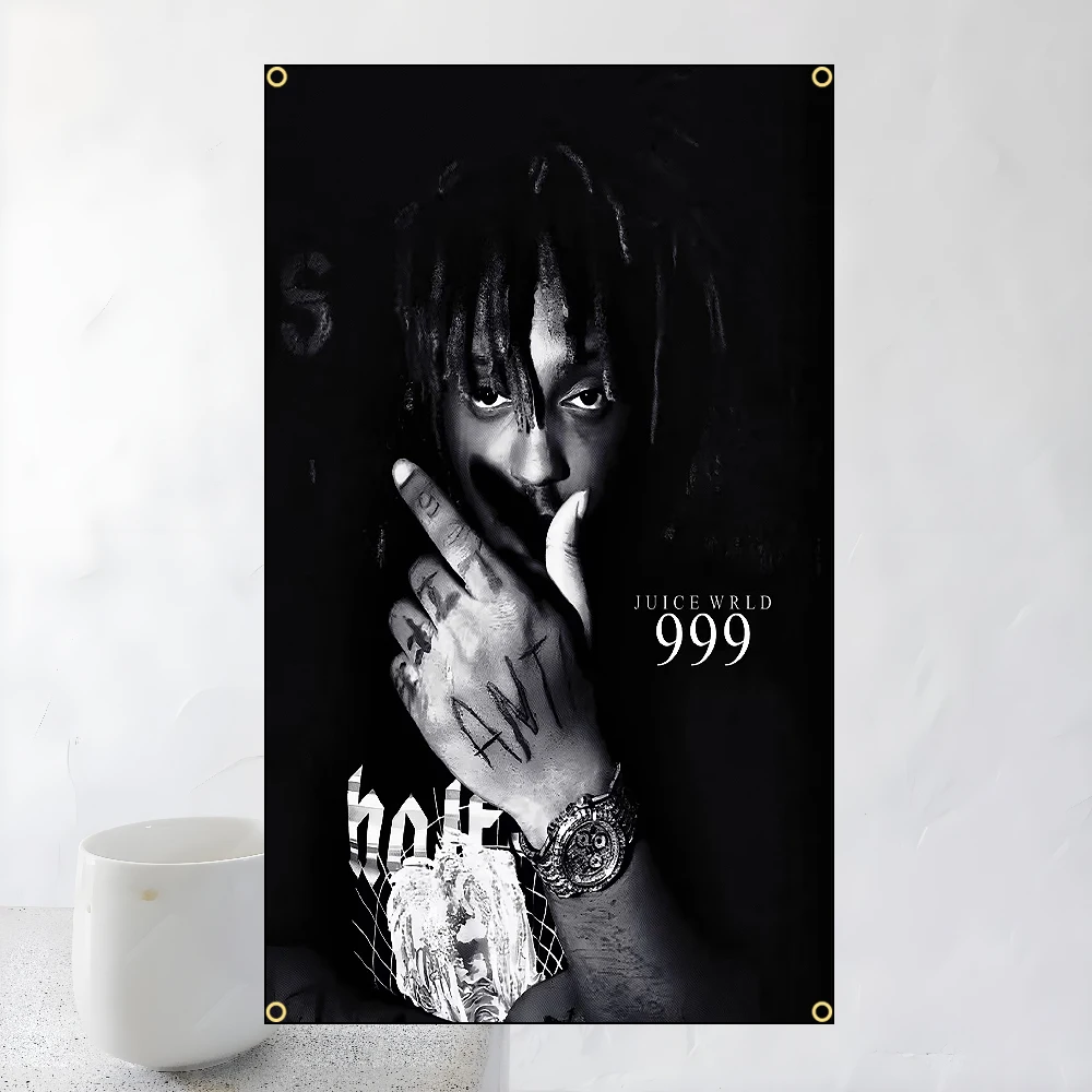 60x90cm 90x150cm Juice W-WRLD Flag Polyester Printed Banner For Home Decoration