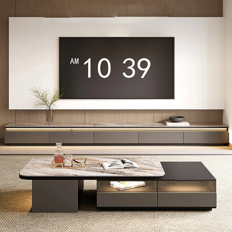 Modern Minimalist Tv Stand Premium Multifunctional Elegant Beauty Tv Stand Trendy Classic Meuble De Télévision Furniture Home