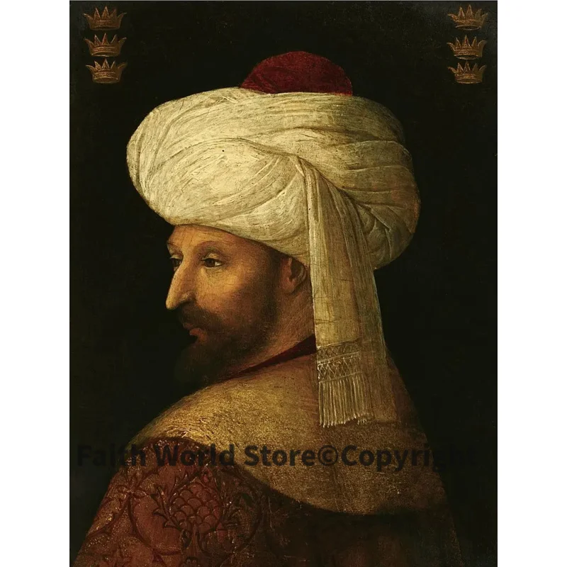 

HOME OFFICE wall Decorative art # the Ottoman Empire Fatih Sultan Mehmed II The Conqueror print painting on canvas