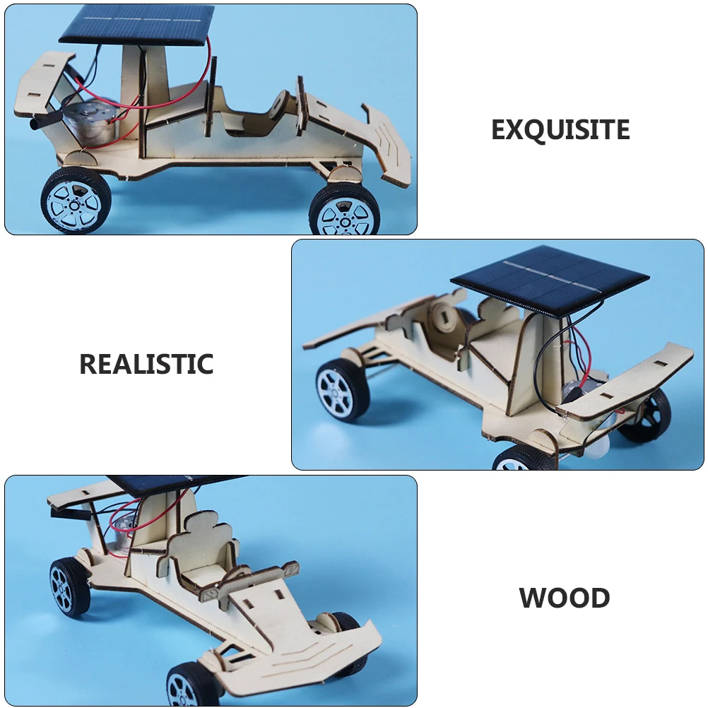 

Creative Solar Powered Assembled Car Toy For Children Educational Handmade Model
