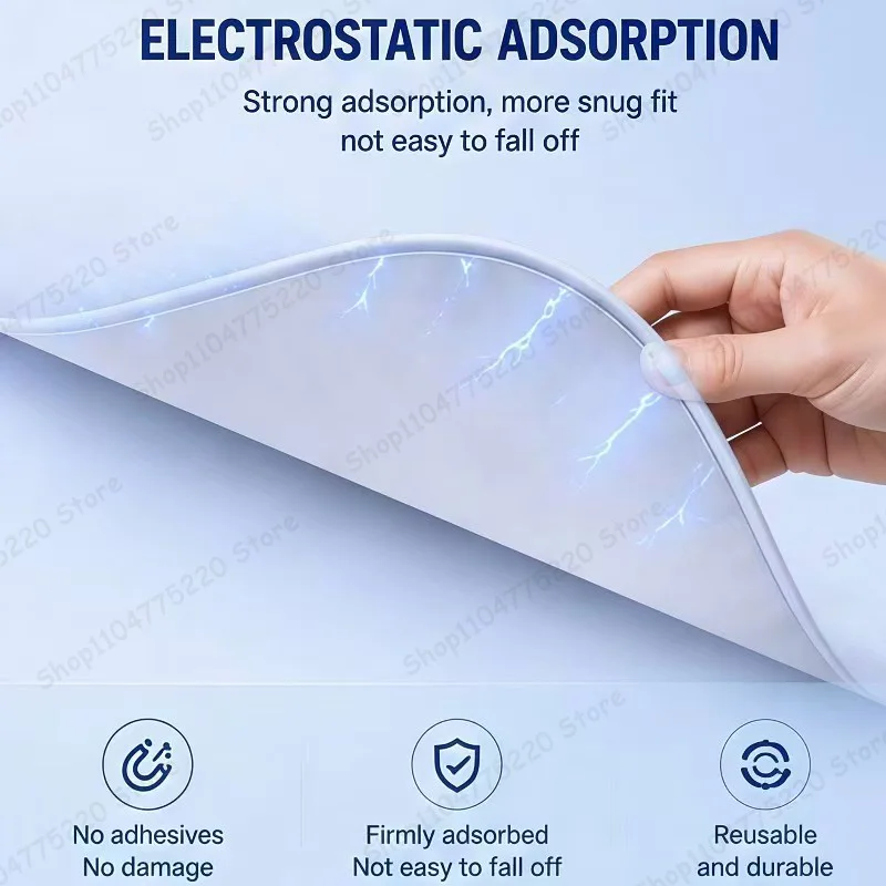 For LEXUS RZ 2023-Present Car Sunroof Sunshade Heat Insulation UV Protection Electrostatic Suede Skylight Cover - view 4