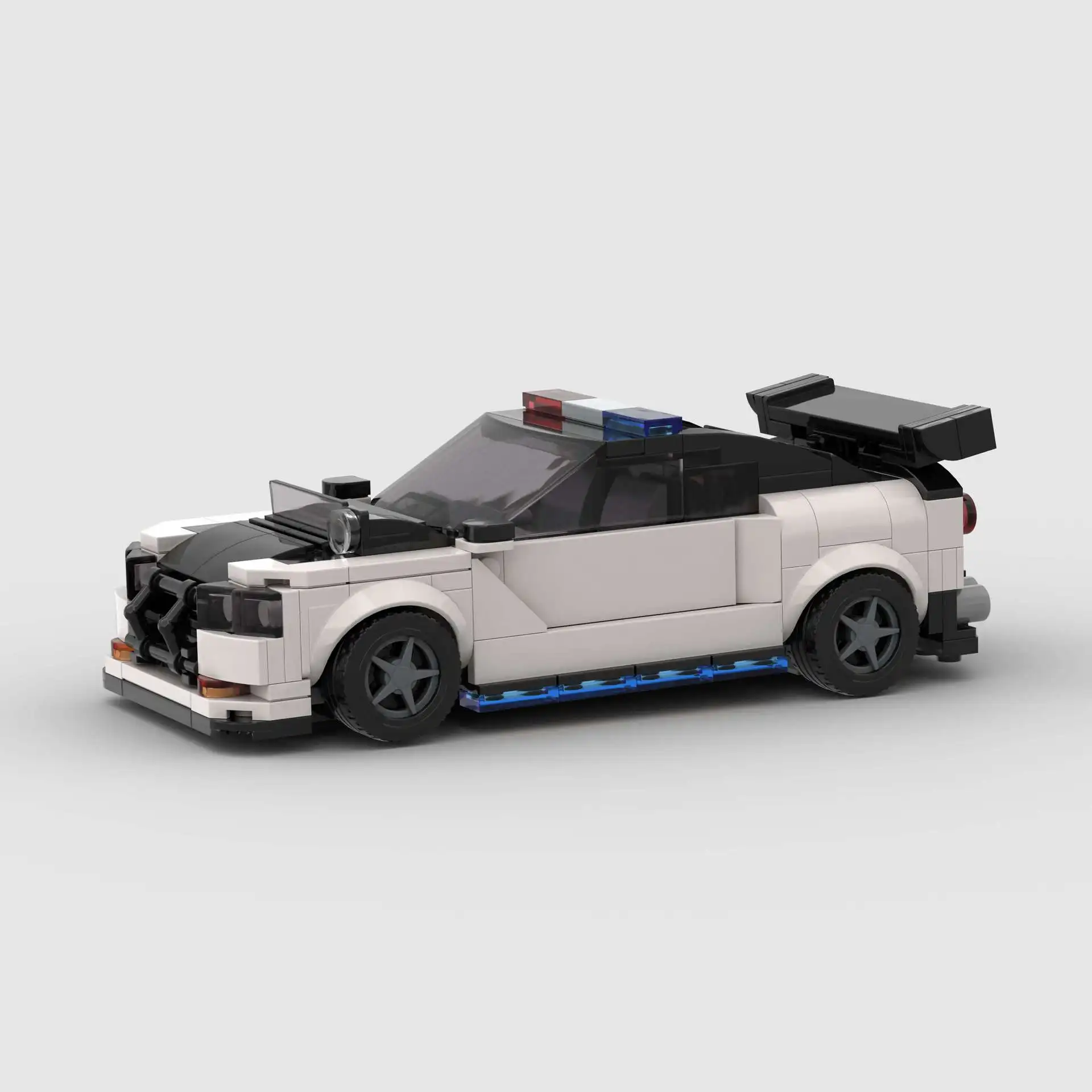 

MOC R34 GTR City Police Sports Cars Building Blocks Bricks DIY Sets Gifts Toys For Boys & Girls & Adults 328PCS