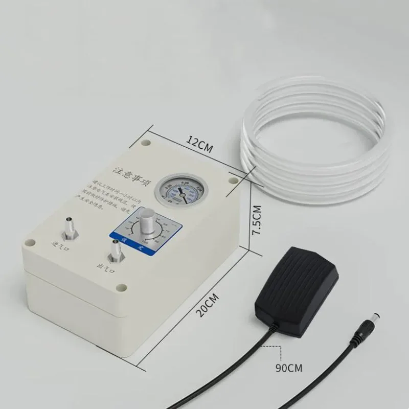 Electronic Negative Pressure Vacuum Pump Digital Gauge Adjustable Flow Rate for Filtration Suction Applications
