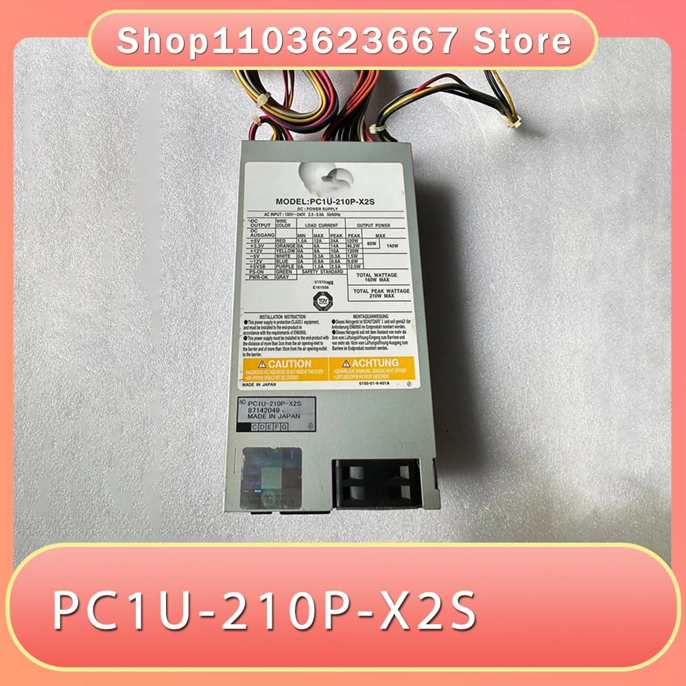 For Nipron Industrial Computer Power Supply PC1U-210P-X2S