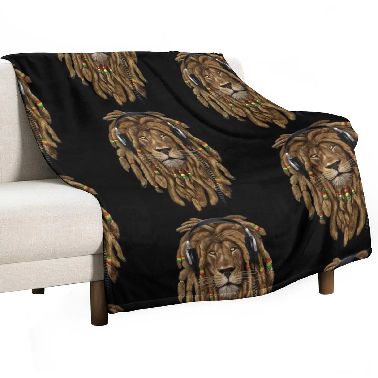 

Rastafari Lion Rastaman Throw Blanket Soft Luxury Brand Summer Beddings Blankets Sofas Of Decoration Blankets