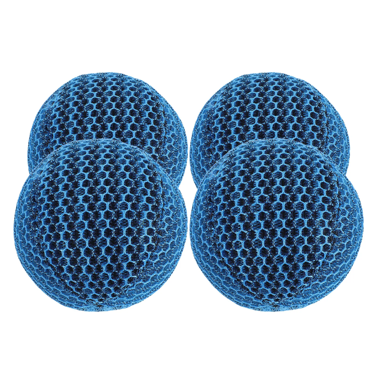 4Pcs Hot Tub Scum Balls Reusable Oil Absorbers Filter Balls Washable Skimmer Sponges for Pool and Hot Tub