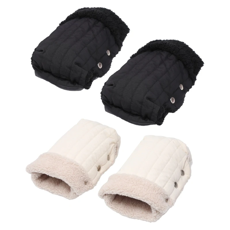 Insulated Infant Stroller Hand Gloves Convenient Open Close Stroller Hand Covers Practical Toddler Stroller Hand Mittens