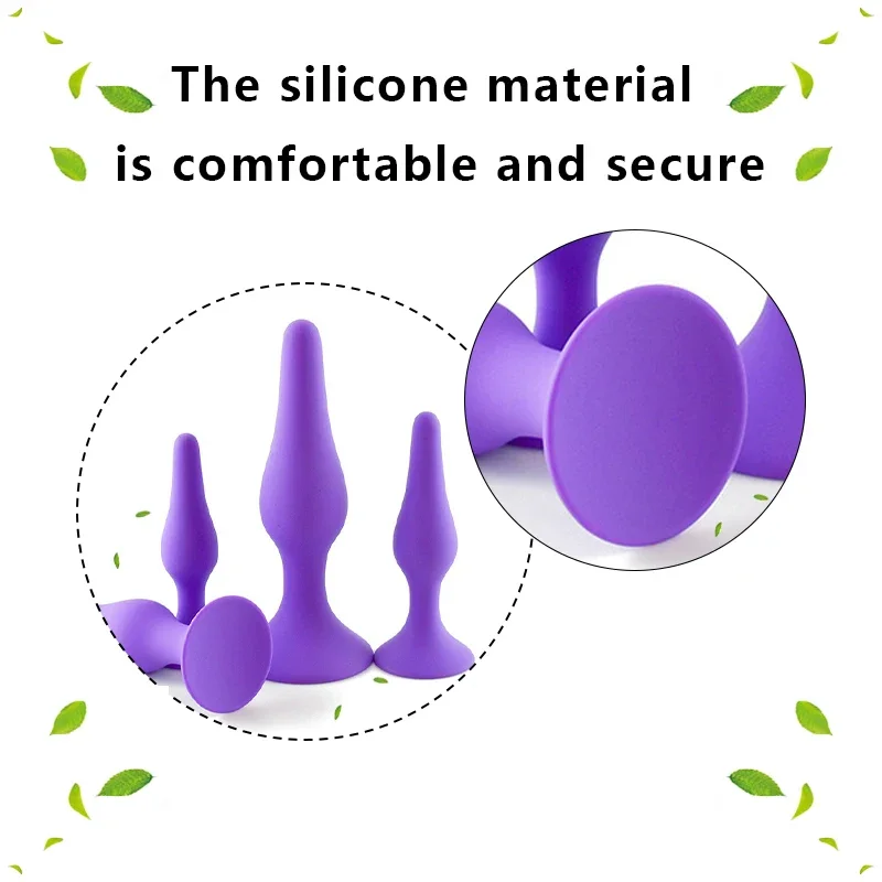 S/M/L/XL سيليكون تحفيز البروستاتا تدليك لعب للنساء الرجال مثلي الجنس الشرج موسع الجنس متجر Bdsm