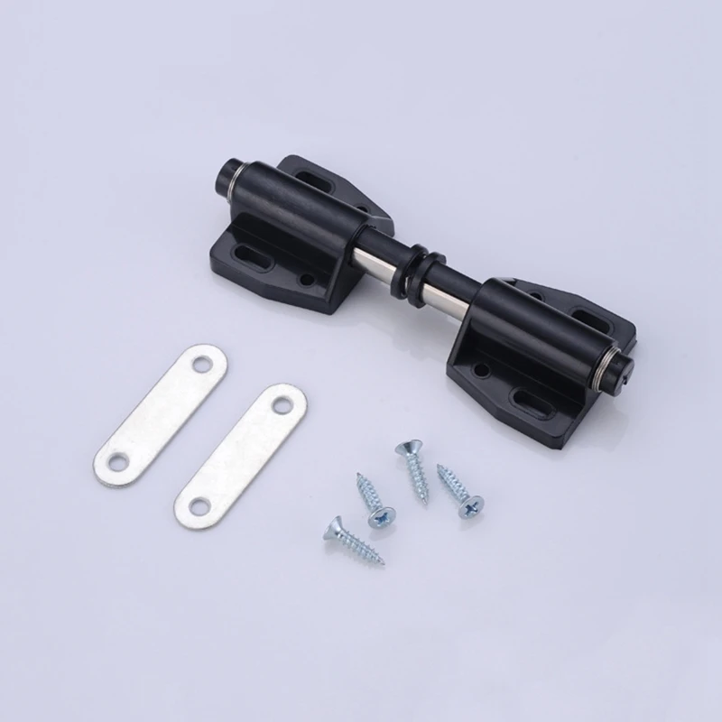 16PCS Black Magnetic Push To Open System Damper For Cabinet Cupboard Drawer