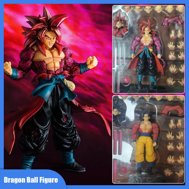 

Black Hole Dragon Ball Son Goku S.H.Figuarts Shf Ssj4 Super Saiyan 4 Anime Action Figure Model Christmas Halloween Gifts Toys