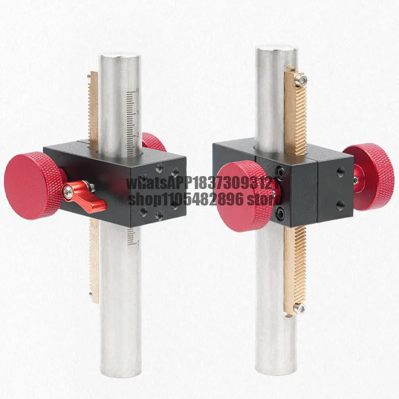 Z-axis lifting platform Column lifting slide table 70mm moving stroke Parallel clamp Manual displacement table with scale
