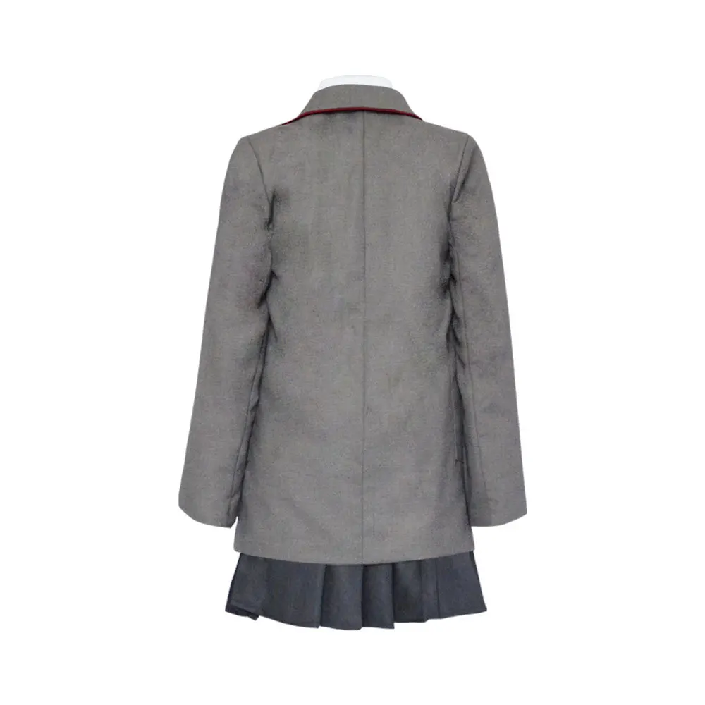 Movie Matilda Cosplay Costume Girls School Uniform Coat Skirt Roald Dahl's Matilda the Musical Halloween Cosplay Outfit for Kids