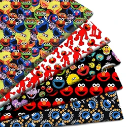 Cartoon Characters Cookies Printed Polyester Pure Cotton Material Patchwork Tissue Sewing Quilting Fabrics Needlework DIY Cloth