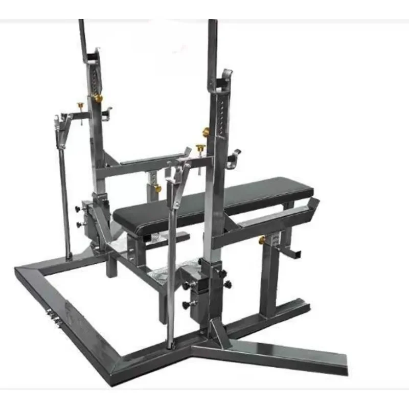 

2024 new style squat barbell press squat rack fitness equipment competition home gym commercial push bench