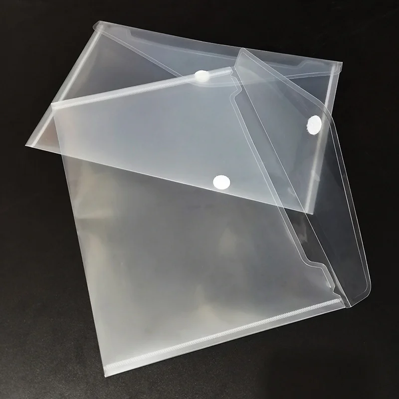 A5 10-100 pieces/set folder bag A5 folder transparent plastic file paper office supplies
