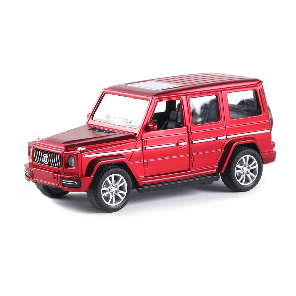1/36 G63 SUV Alloy Car Model Diecast Kids Pull Back Car Toys Simulation Off-road Vehicle Car Model Collection Gift Cake Ornament