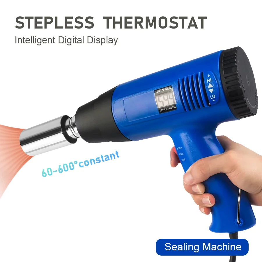 

Digital Display Heat Shrink Cap Machine Red Wine Bottle Sealing Sleeve Seal Heat Sealing Machine Shrinker Wine Hot Air Guns