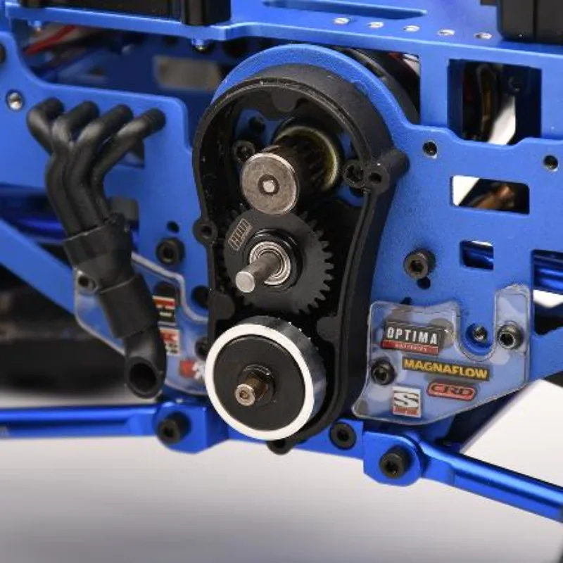 LOSI 1/18 Mini LMT 40Cr ensemble d'engrenages de Transmission en acier Idel et engrenage d'entraînement d'écrasement-mise à niveau robuste pour frein/train de transmission sans brosse