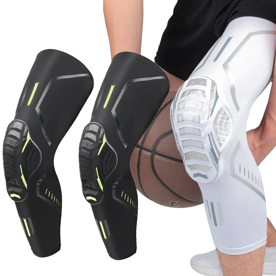 WorthWhile 2 PCS Basketball Kneepads Compression Sleeve Knee Brace Support Protector for Men Fitness Volleyball Support Gear