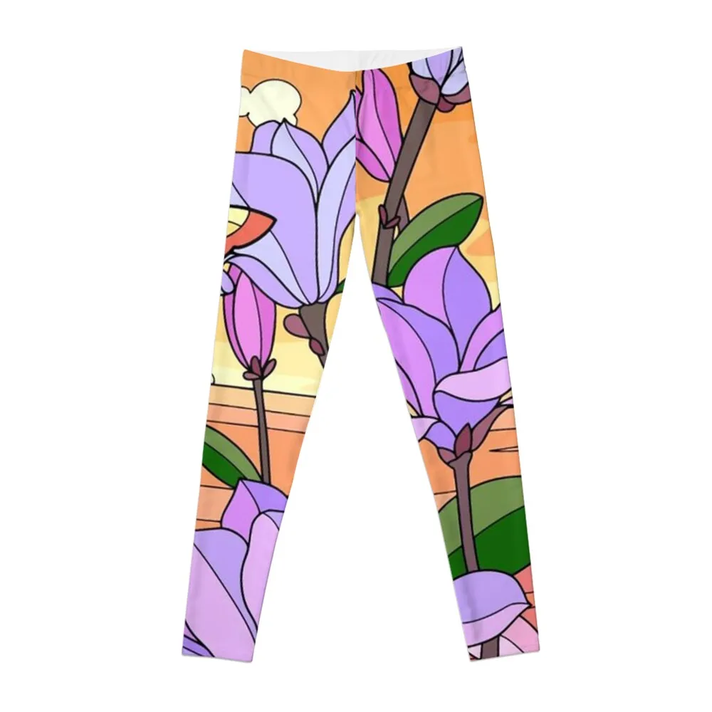 

Nature's Blossoms: Captivating Floral Illustrations Leggings Sportswear woman gym Women sportwear Womens Leggings