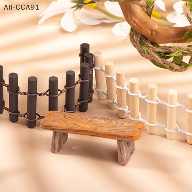 

1Pc 1:12 Dollhouse Miniatures Furniture Wooden Fence Toy for Dollhouse Garden Home Decoration Dollhouse Accessories