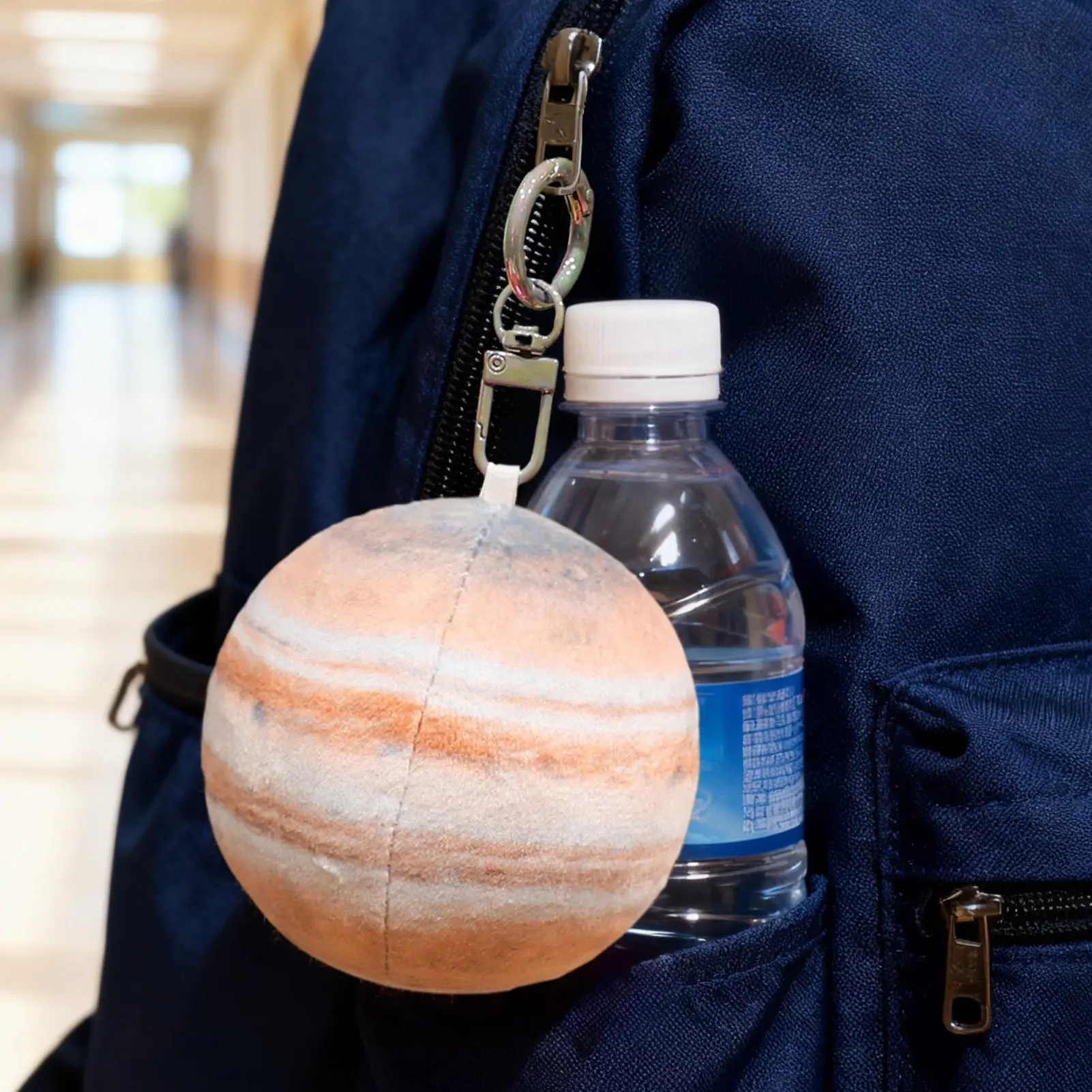 Planet Ornament 2.95 Inch Hangable Stuffed Solar System Plush Planet Ornaments for Handbag Coin Purse Jewelry Wallet Backpack