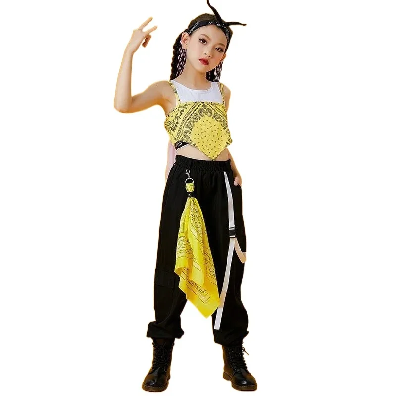 Children's Jazz Dance Clothing for Children , Girls' Fashionable Performance, T-stage Walk Show, Fashion Set, Girls'