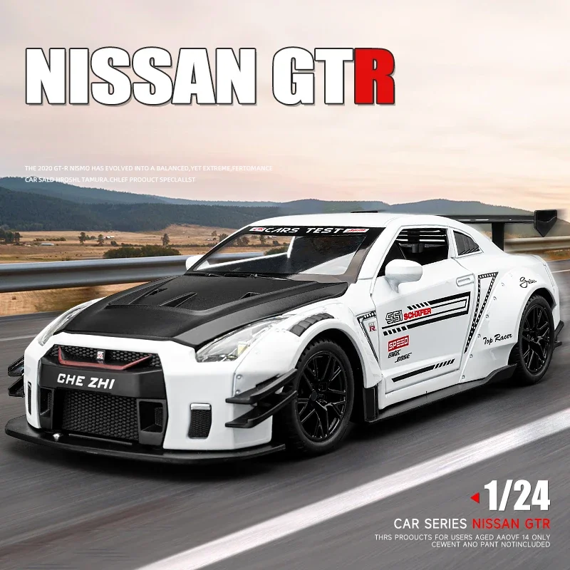 

Simulation 1/24 Nissan GTR R35 Sportcar Model Collection Alloy Diecast Toys Vehicles For Children Boy Birthday Gift Home Decor