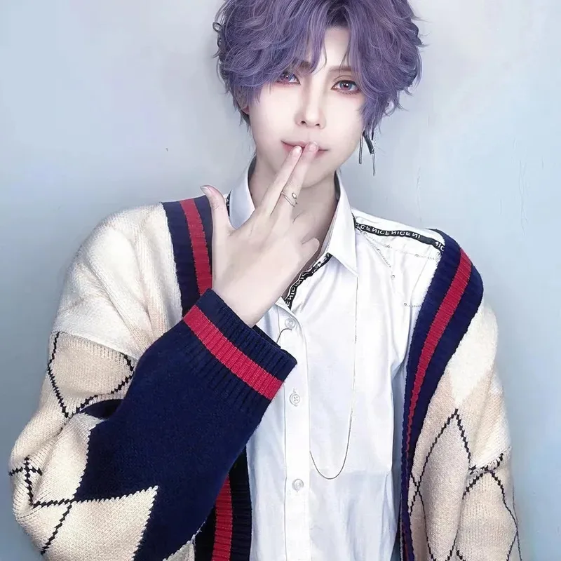 Kostum Cosplay Game Love And Deepspace Rafayel Sweter Qiyu Uniseks Dewasa Pakaian Mantel Hangat Kardigan Asimetris