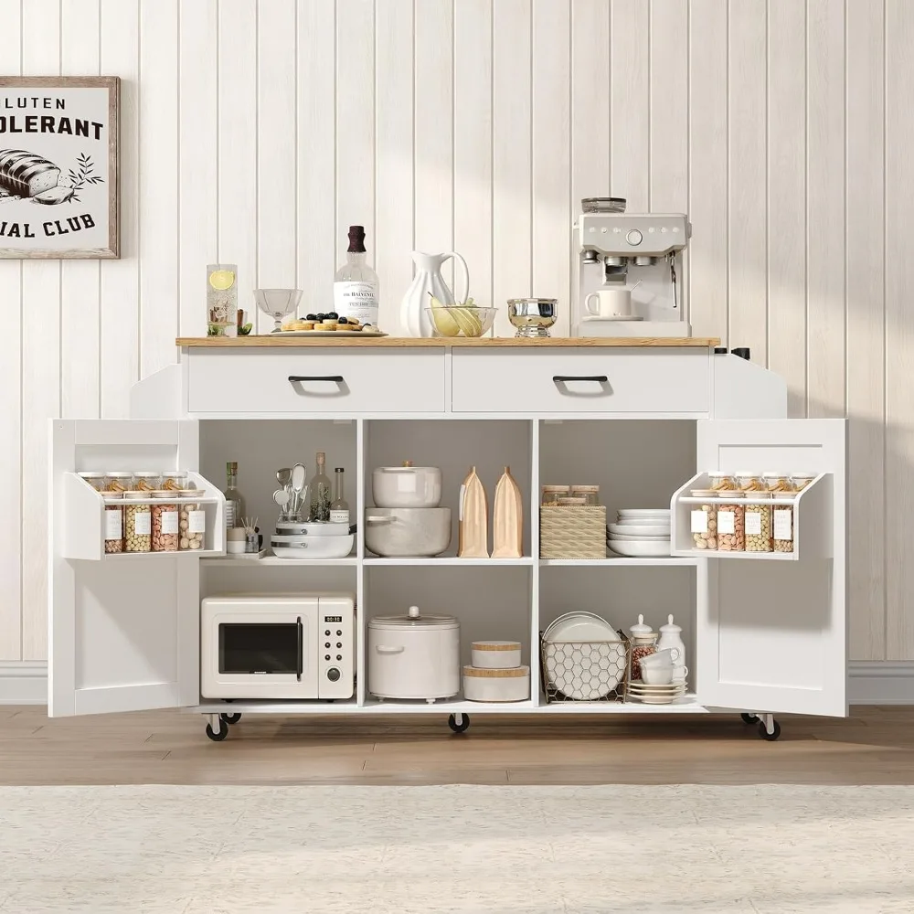 Mobile Kitchen Island, 52.8
