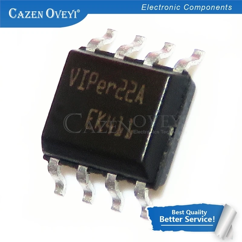 5 pçs/lote VIPER12AS VIPER12A VIPER12 VIPER22AS VIPER22A VIPER22 SOP-8 Em Estoque