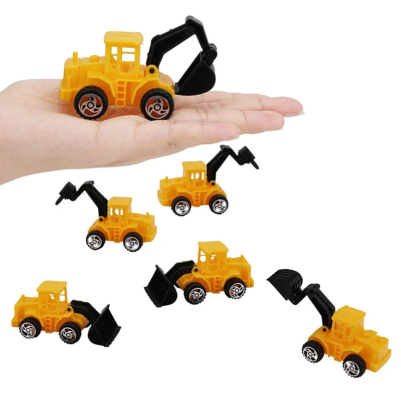 Construction Vehicles Toy Truck Forklift Bulldozer Road Roller Excavator Dump Truck Tractor Mini Vehicle Truck for kids Birthday