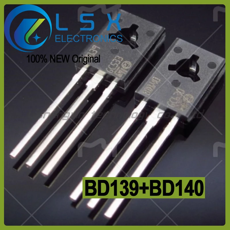 

10Pairs(20PCS) BD139 + BD140 Audio tube TO-126 New and Original