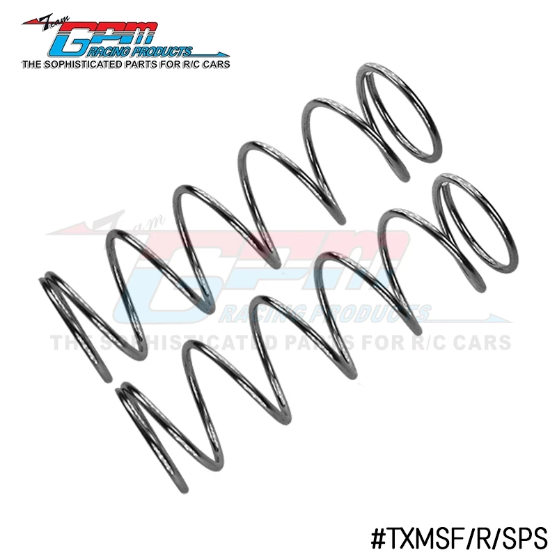 GPM Spare Springs (Silver) For Front/Rear Dampers For Traxxas 1/10 Maxx