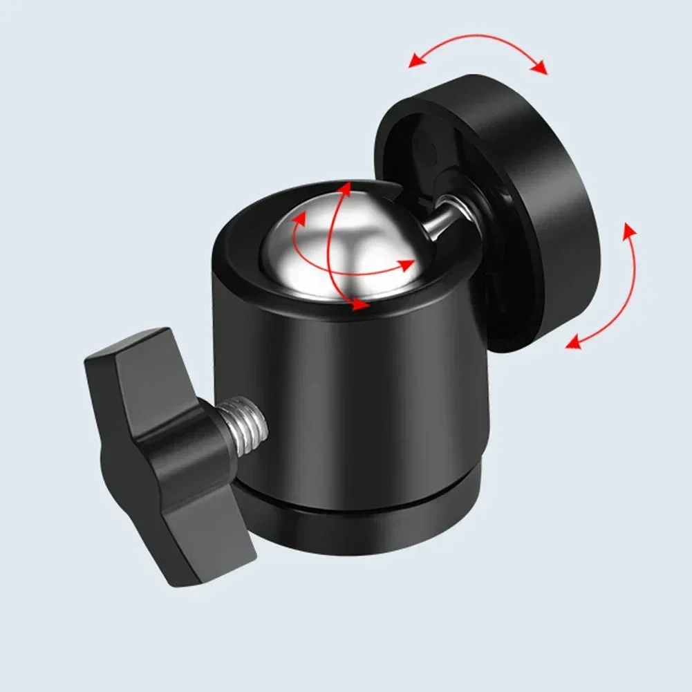 アングルボールヘッドマウント,1,4ネジ,DSLRカメラおよびさまざまなデバイス用,三脚,クラウド,プラットフォーム交換部品