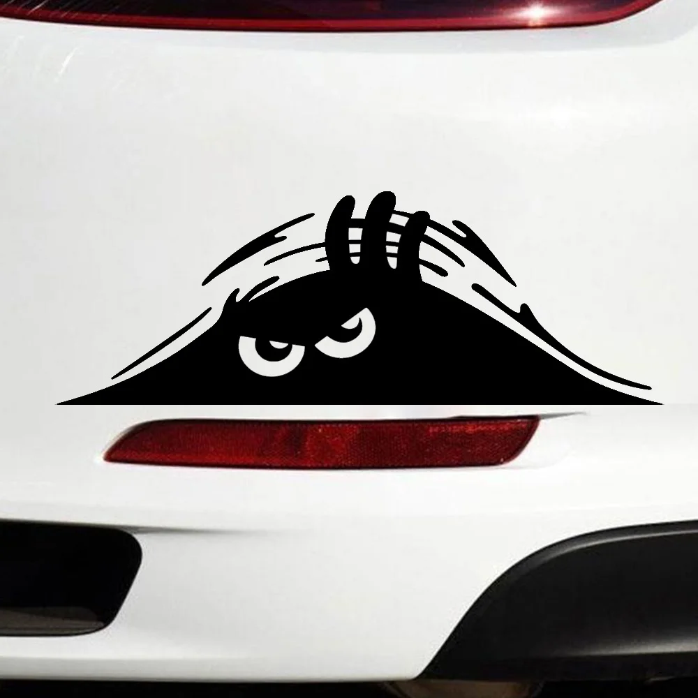 

Наклейка на багажник авто кто-то выглядывает Waterproof Car Sticker Decal for Bumper, Wind