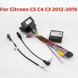 Canbus Box PSA-RZ-15 For Peugeot 206/307/301/2008 /Citroen C3/ C4/ C5/C4L/ DS6/ Elysee Radio With Wiring Harness Power Cable
