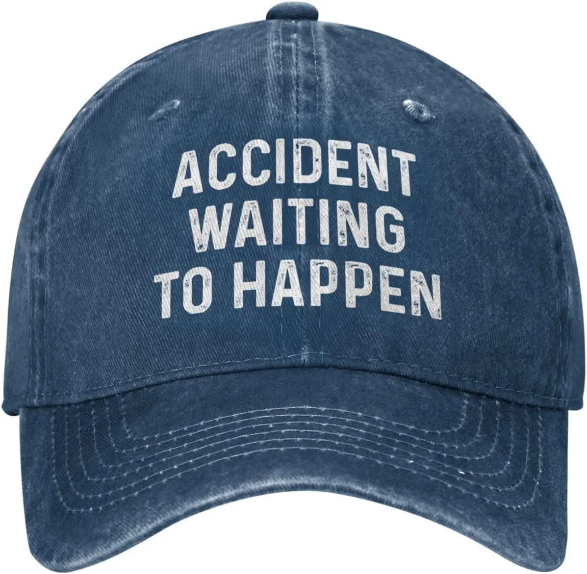 

Accident Waiting to Happen Hat Men Funny Baseball Hat Funny Gifts for Men