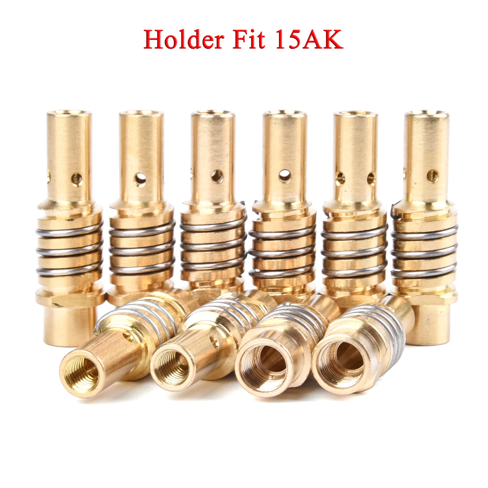 5/10Pcs 15AK Nozzle Contact Tip Holder With Gas Spring For MIG MAG Welding Torch MB 15AK