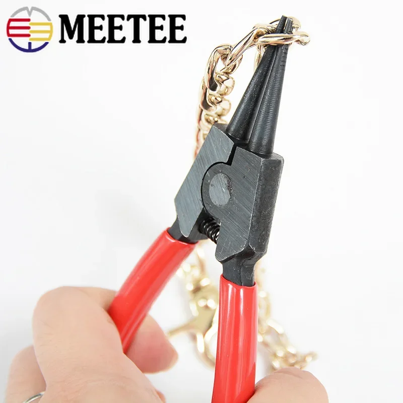 Meetee 1Pc 44/65.5/108mm Removal Repair Tools Installation Cutter Pliers Bags Open Close Chain Buckles DIY Hand Accessories