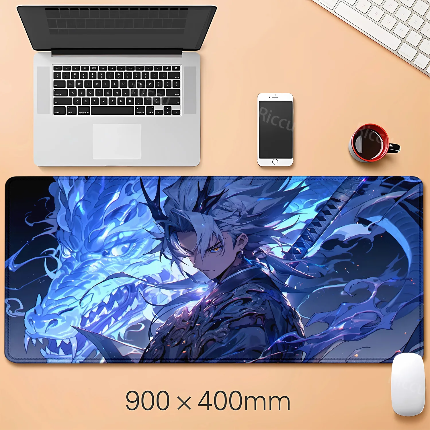 

Japanese Samurai dragon mouse pad Gamer Computer Accessories Keyboard Table Mat mousepad Company Gaming LaptopDesk Accessory Pc