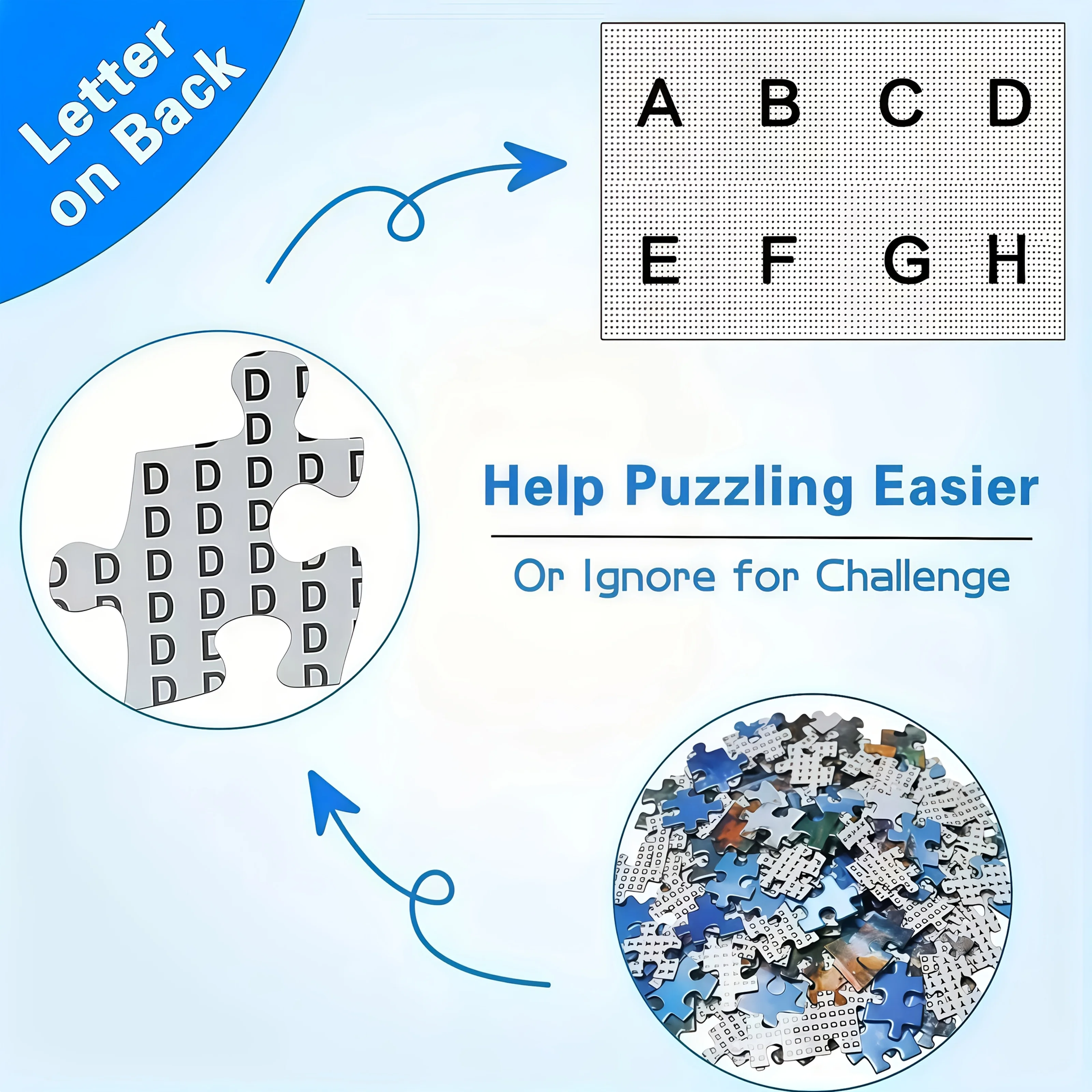1000피스 거북이와 어린이 퍼즐 - 두꺼운 대형 직소 퍼즐 장난감 (성인용), 가족 상호작용 게임, DIY 홈 데코 두뇌 자극 게임