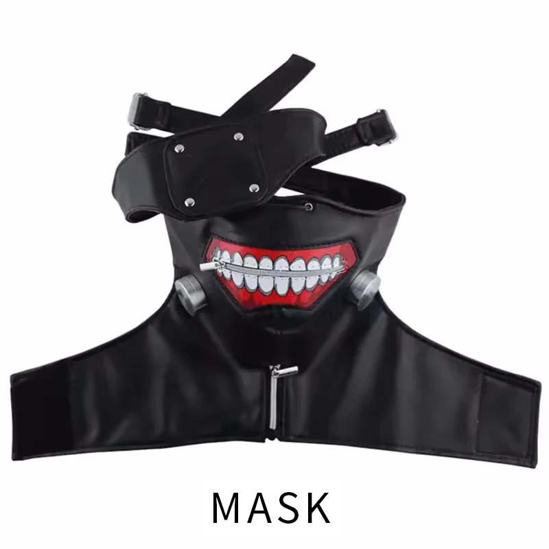 Kaneki Ken Cosplay Costume Anime Tokyo Ghoul Ken Kaneki Cosplay Uniform Mask Wi… - Image 5