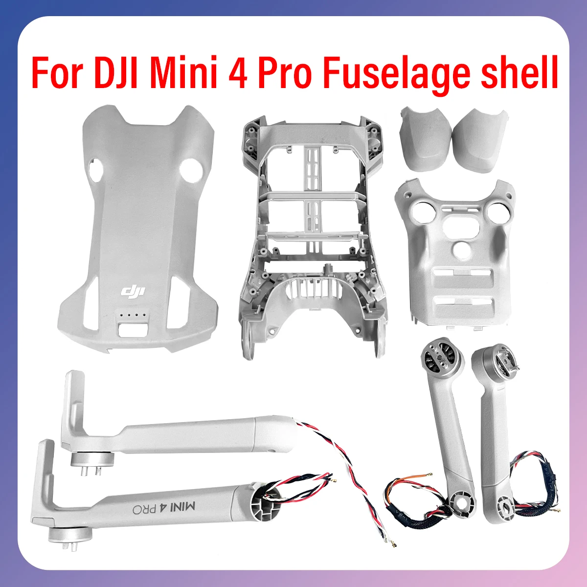 

Original Mini4pro with upper, middle, lower, front, rear, left, and right power arms for DJI Mini series unmanned aerial vehicle