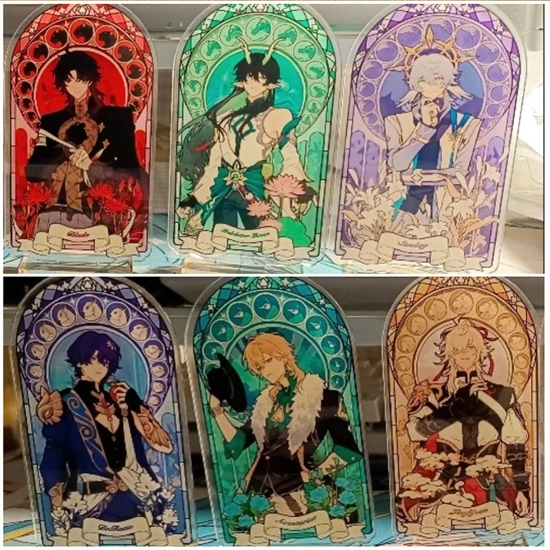 Support périphérique en acrylique Dan Heng·Imbibitor Lunae Sunday Aventurine Blade Dr. Plaque de modèle de rapport, cadeau de Cosplay
