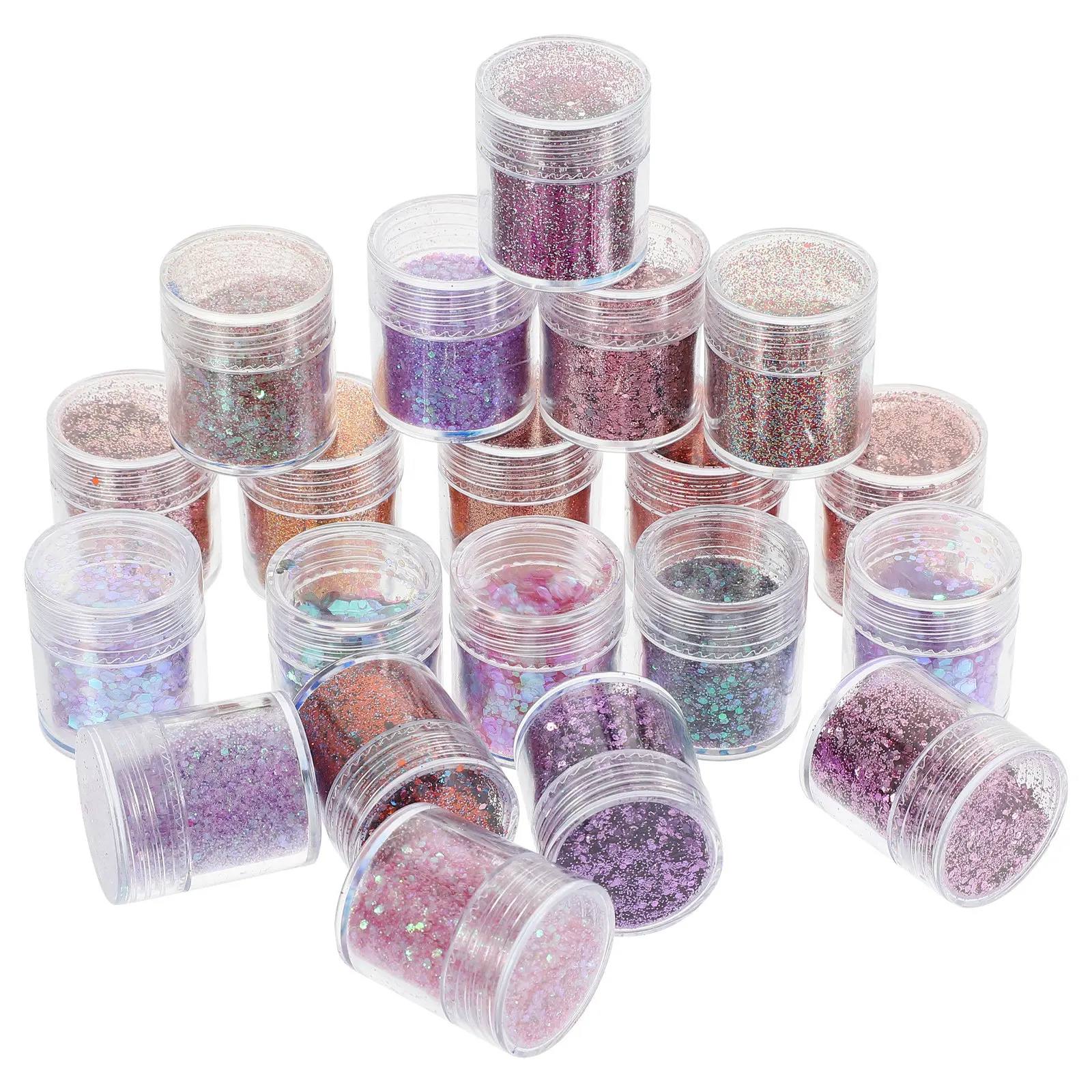 

20 флаконов блесток для ногтей, многофункциональная мерцающая пудра для рукоделия, подставок из смолы, свечей, украшения волос, чехлов для телефонов и декоративных принадлежностей